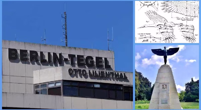 Otto Lilienthal Flughafen Airport - Vogelflug und Fliegekunst - Monument-25