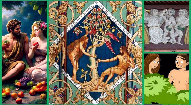 Adam und Eva - Vertreibung aus dem Paradies - 25